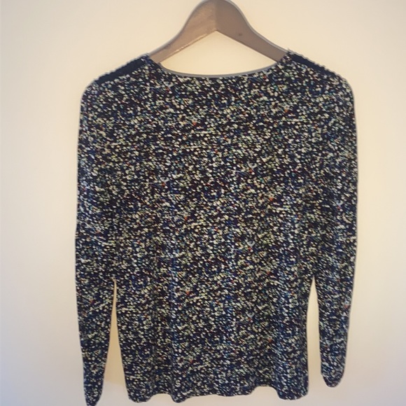 Colorblock Long sleeve blouse size 10  like new condition - Picture 8 of 11